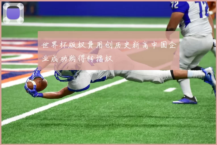 世界杯版权费用创历史新高中国企业成功购得转播权